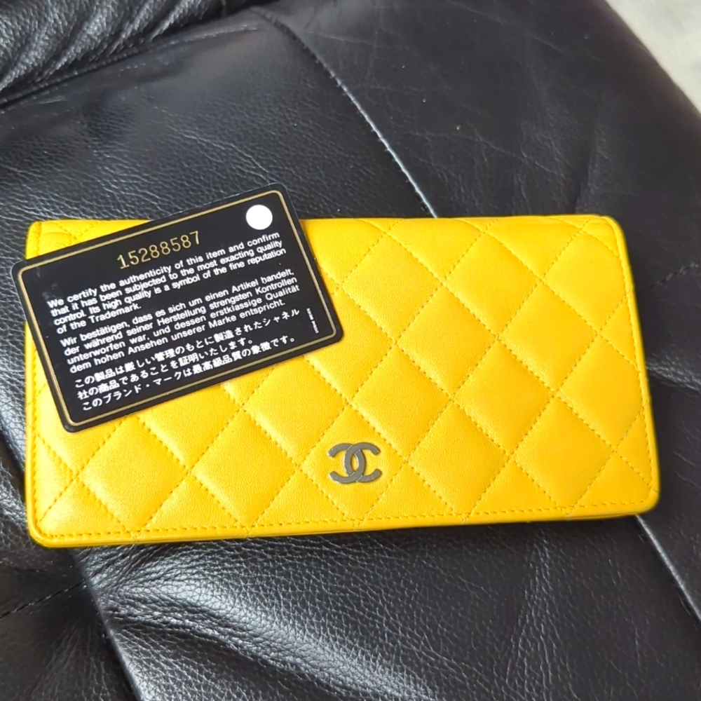 Authentic Chanel Long Wallet